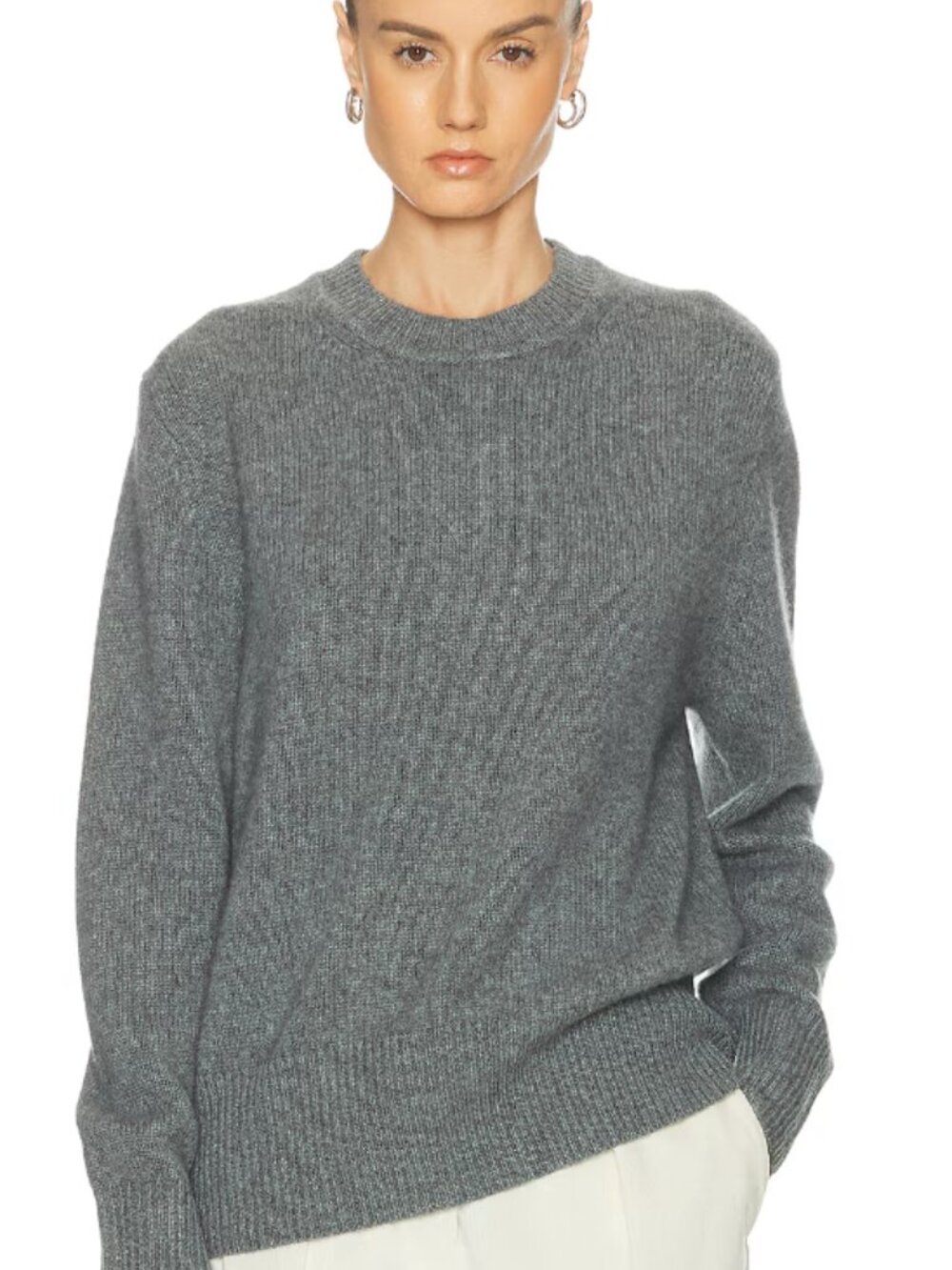RENGGLI Oversized Crewneck Sweater (Size XXS)
